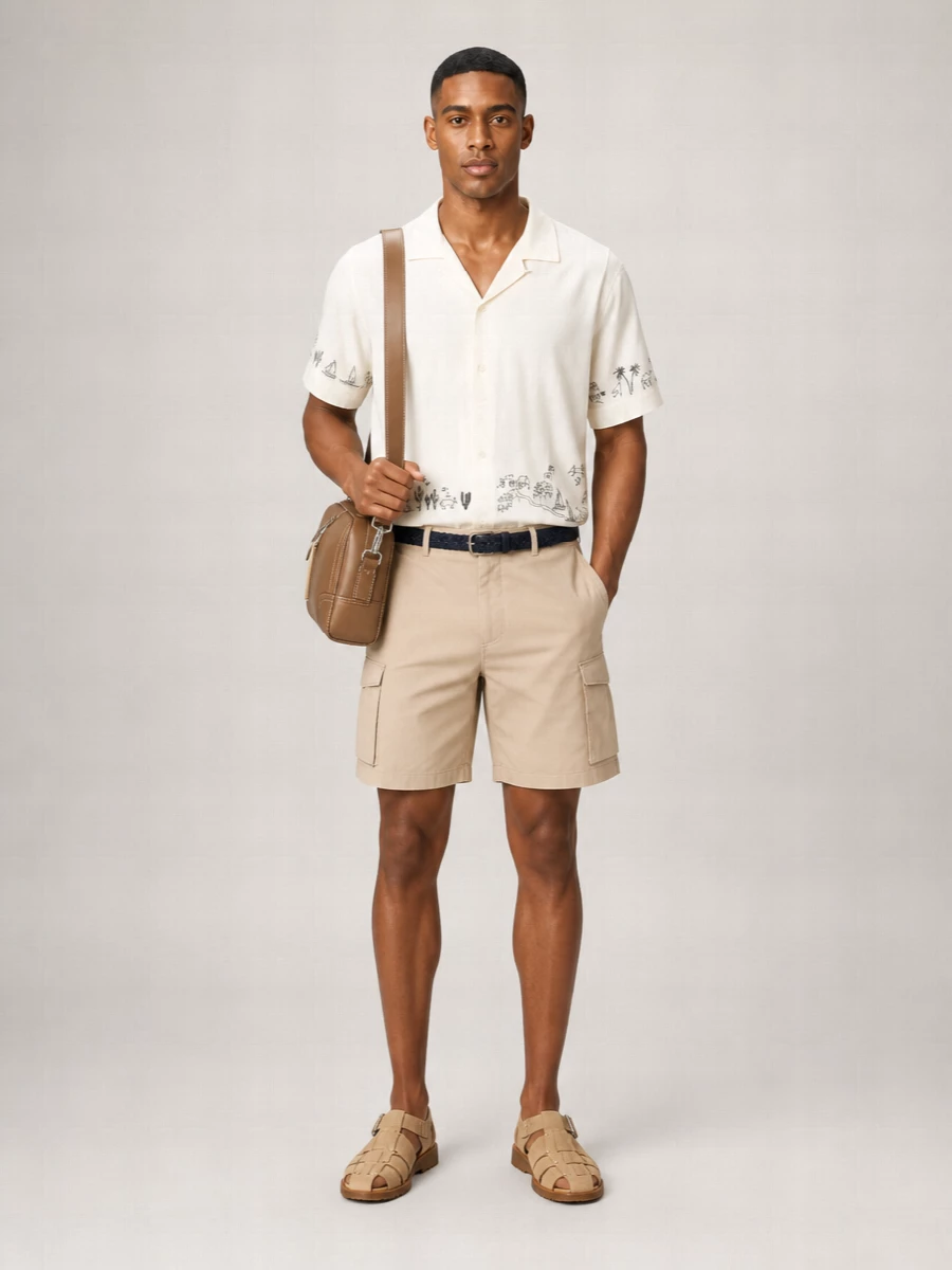 Paul Smith Cotton Cargo Swim Shorts