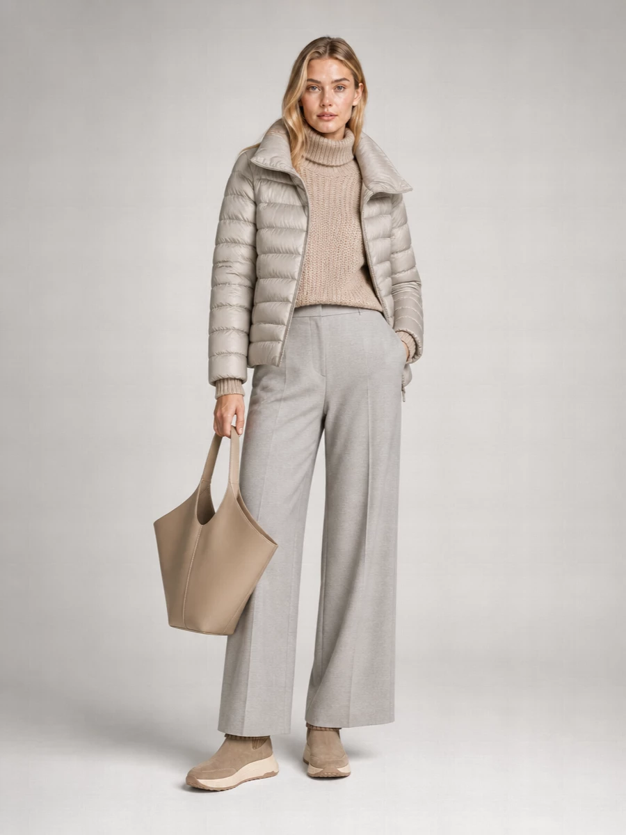 Herno Quilted Hooded Cape