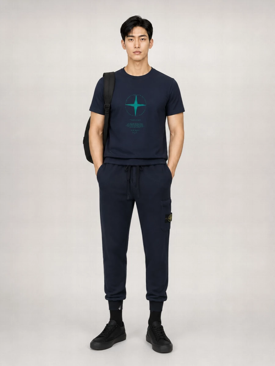 Stone Island Cotton Straight-Leg Track Pants