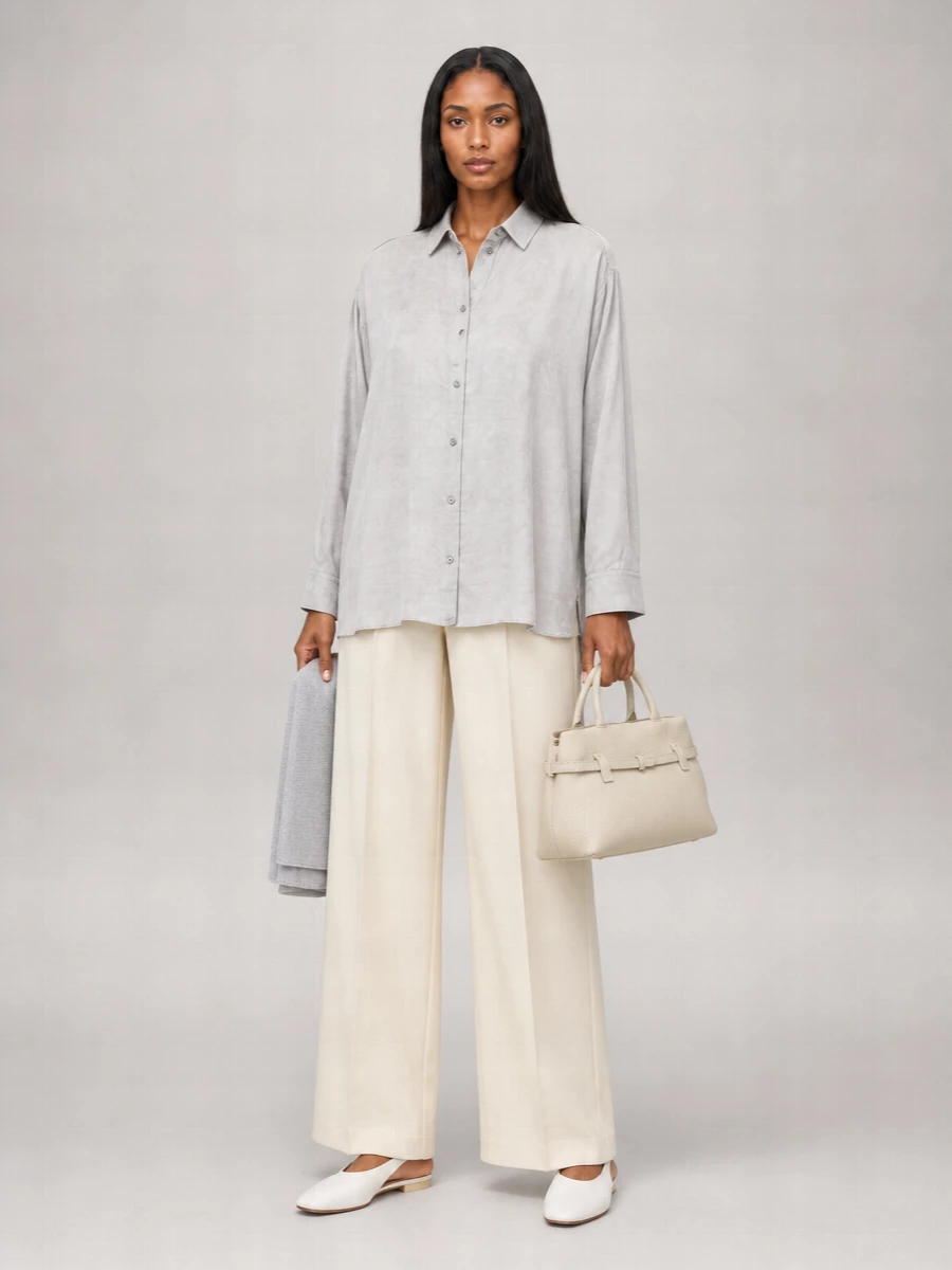 The Andamane Viscose Long-Sleeve Shirt