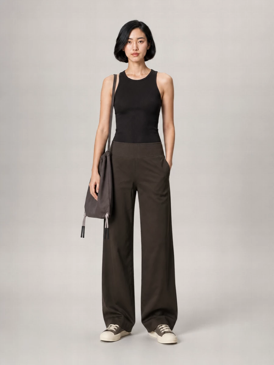 Rick Owens Silk Wide-Leg Trousers