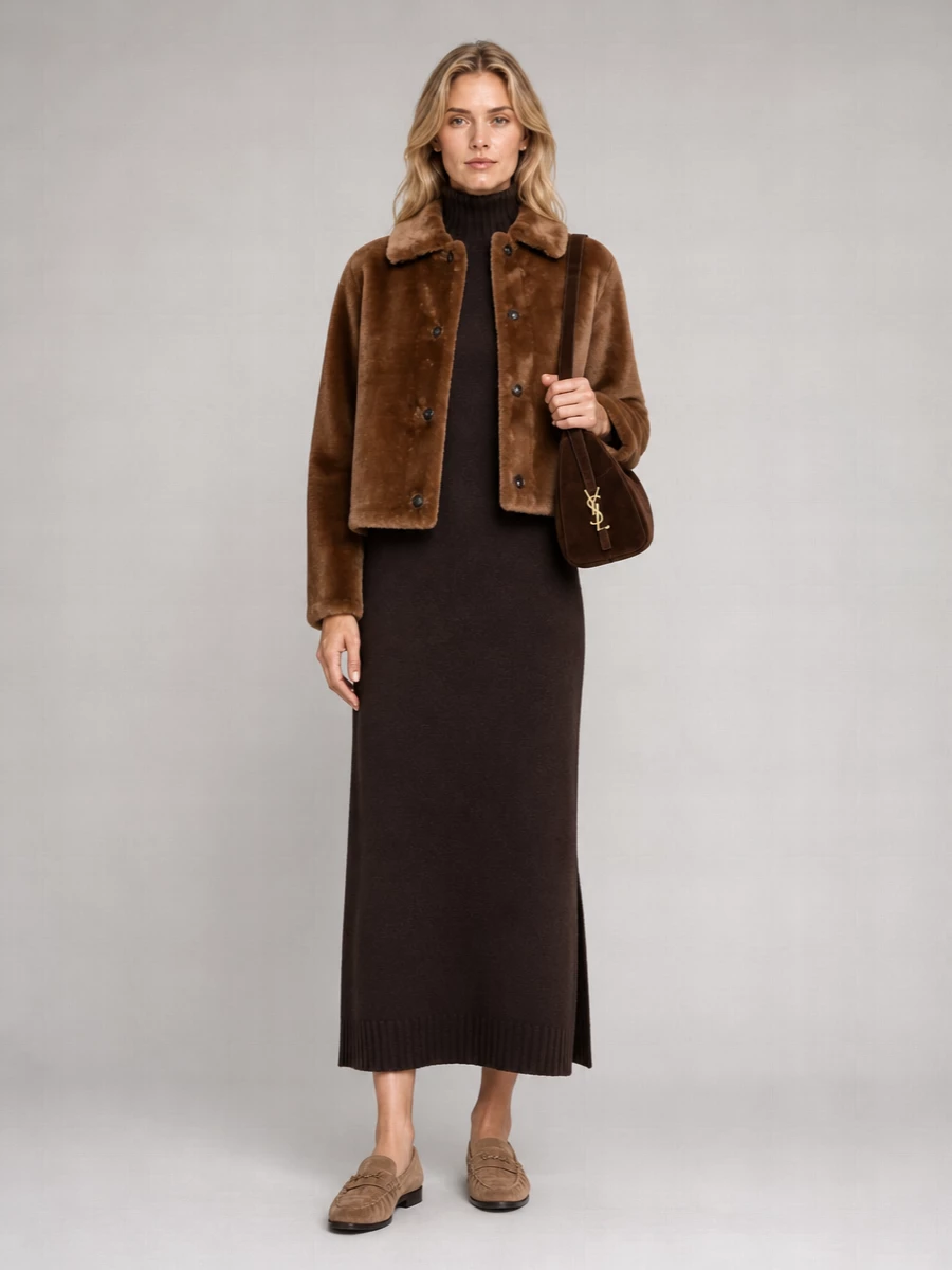 Saint Laurent Le 5 À 7 Suede Shoulder Bag