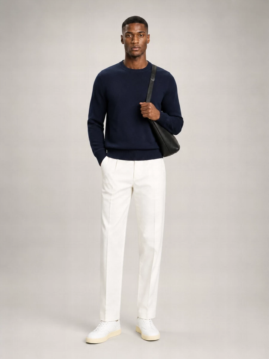 Jil Sander Wool Crew-Neck Sweater