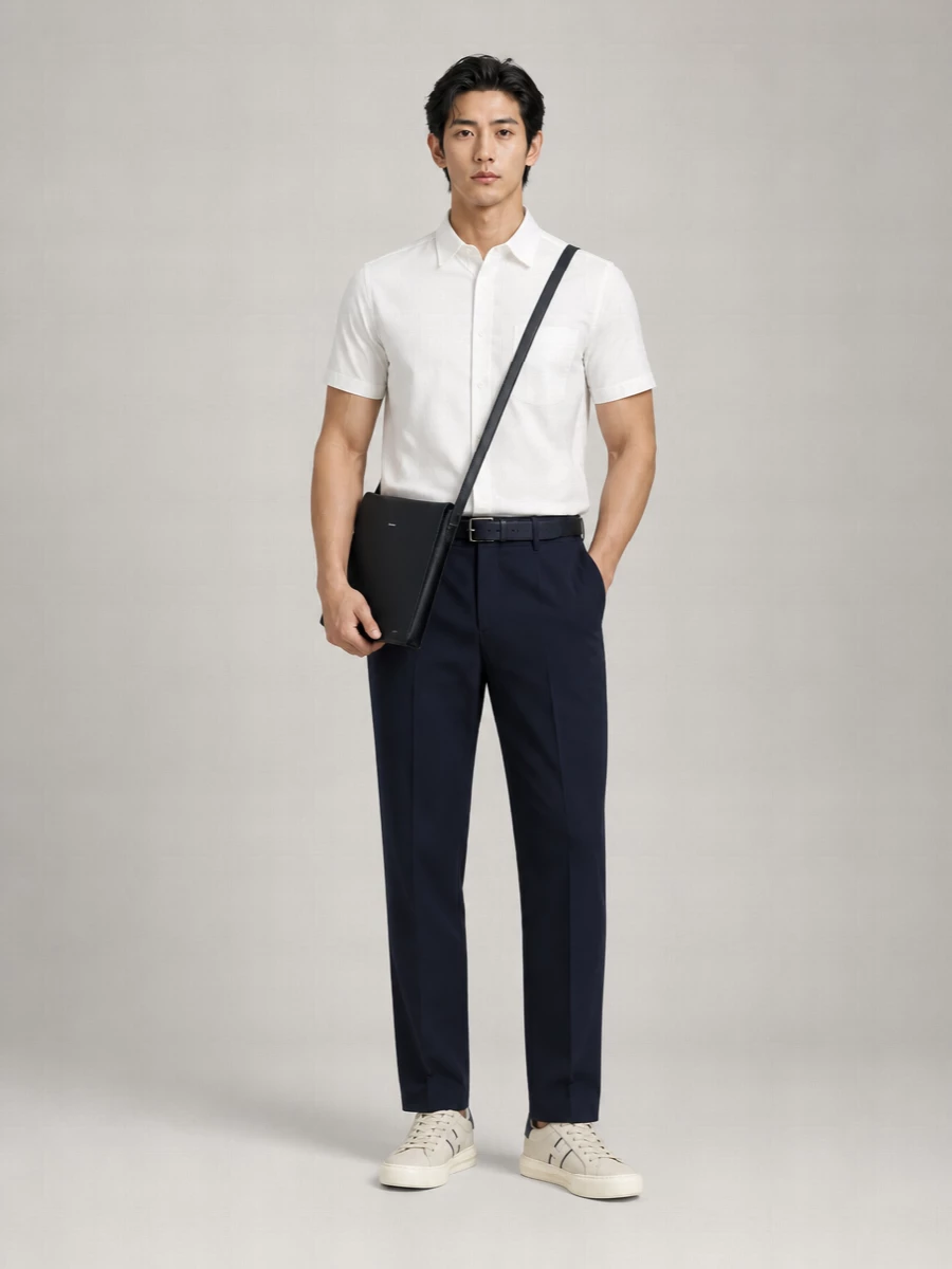 Herno Wool-Blend Straight-Leg Trousers