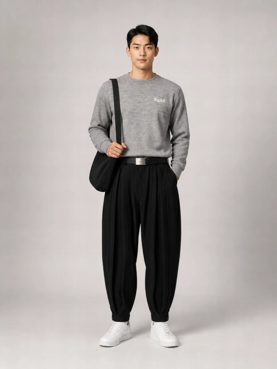 Comme Des Garçons Ribbed Wool Sweater