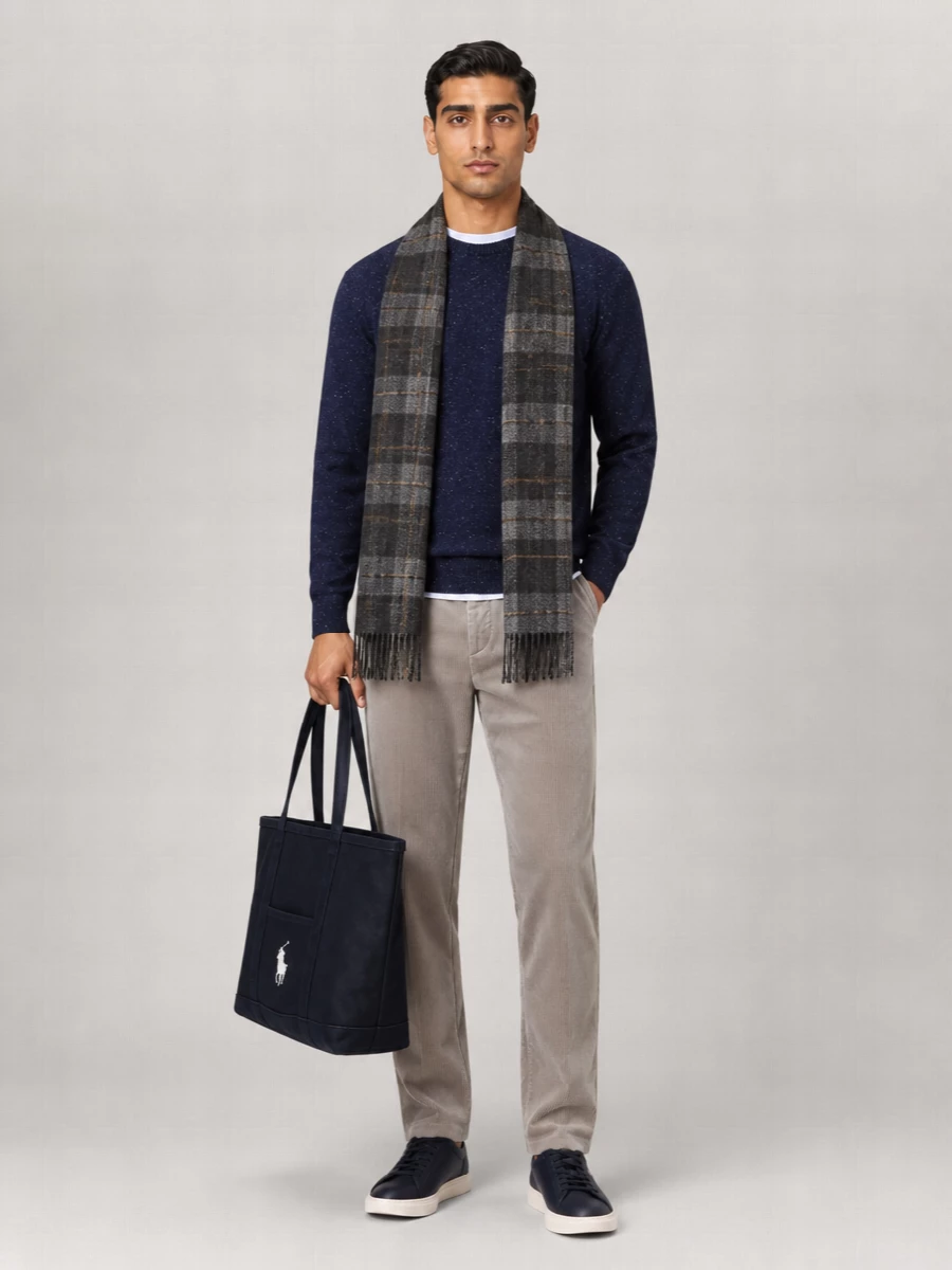 Barbour Wool Cashmere Scarf