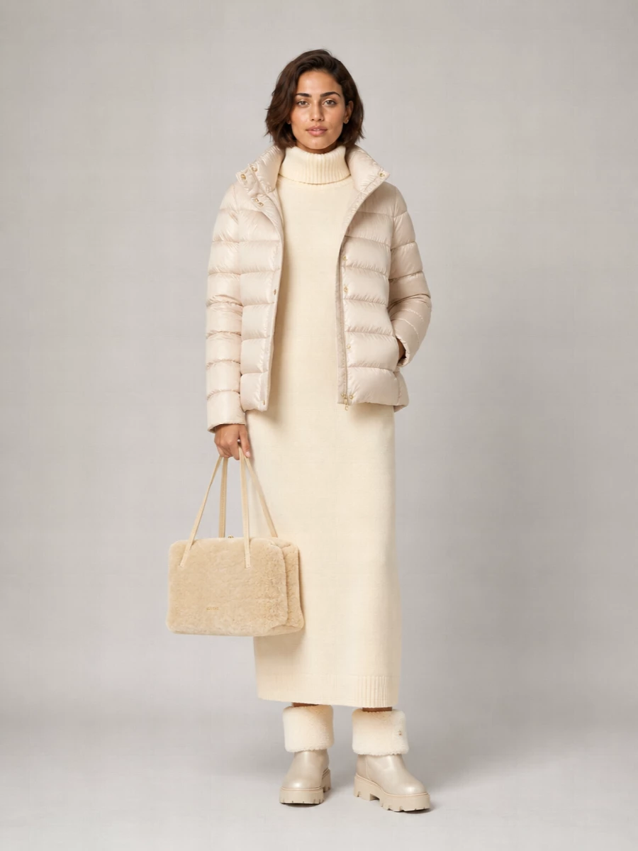 Moncler Shearling Ankle Boots