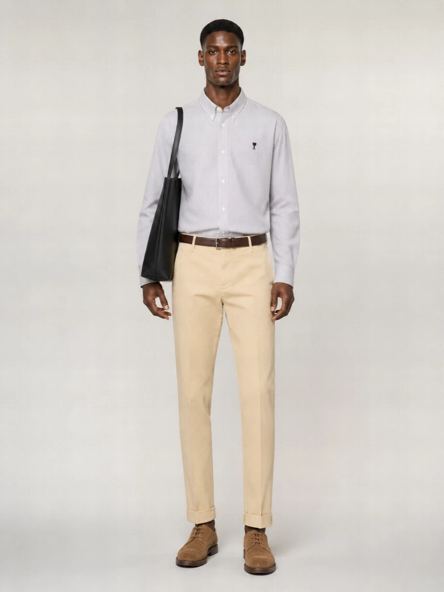 Dondup Slim-Fit Straight-Leg Trousers
