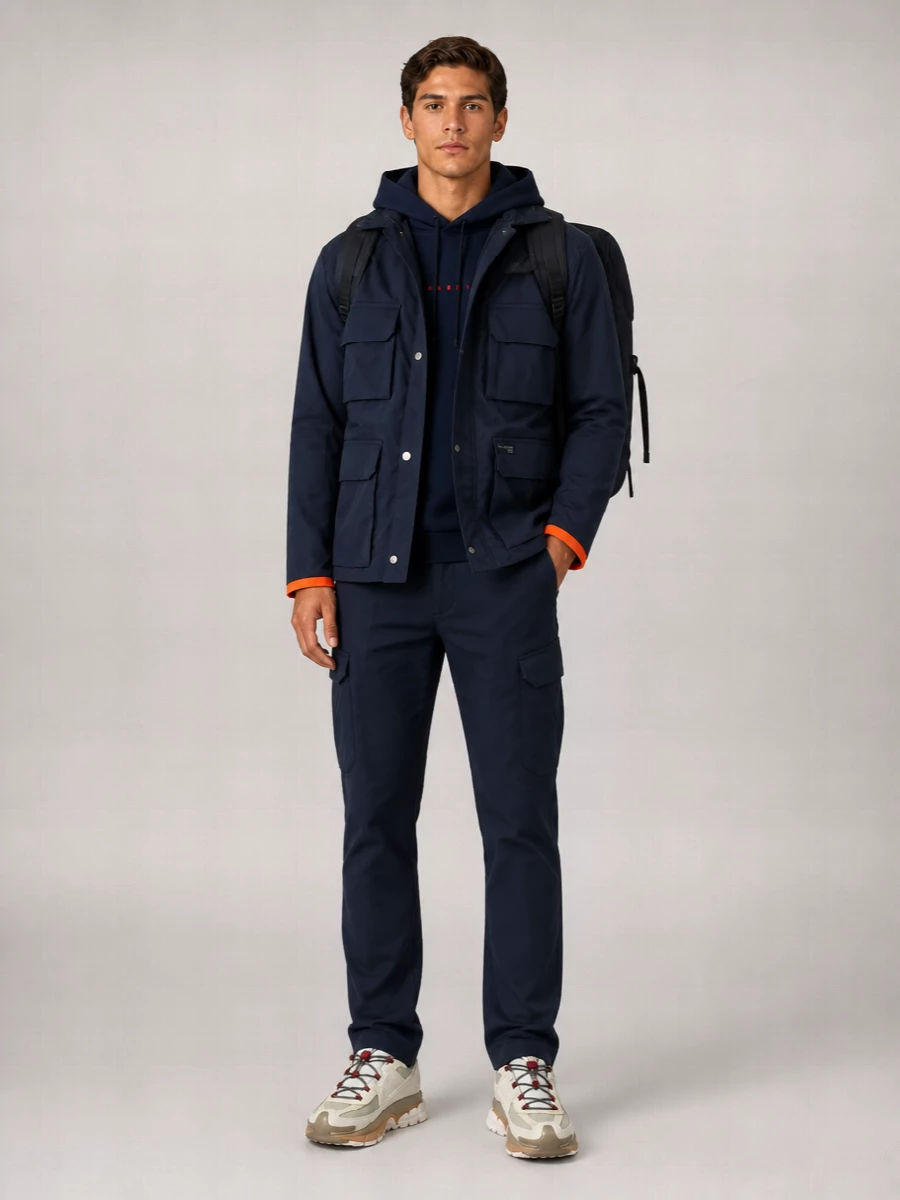 Fay Nylon Hooded Jacket