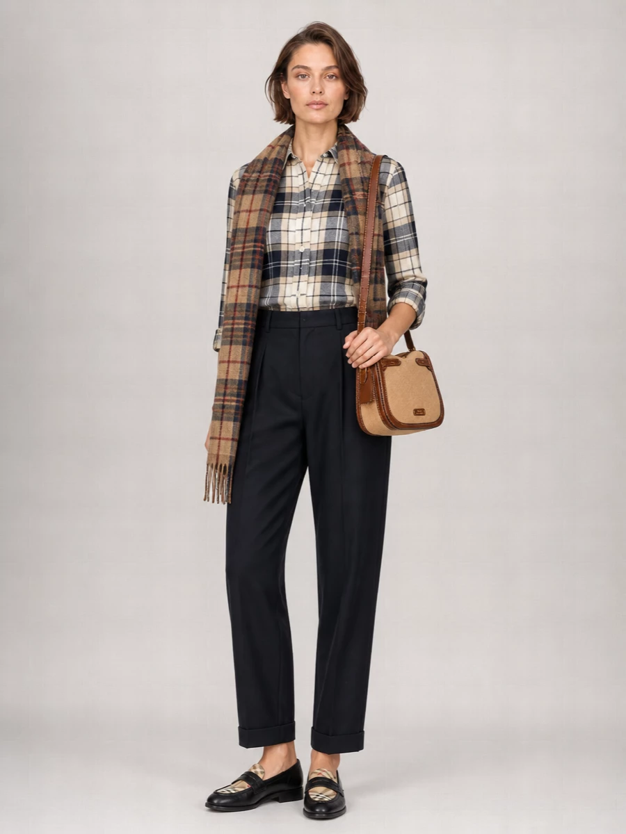 Barbour Cotton Checked Long-Sleeve Shirt