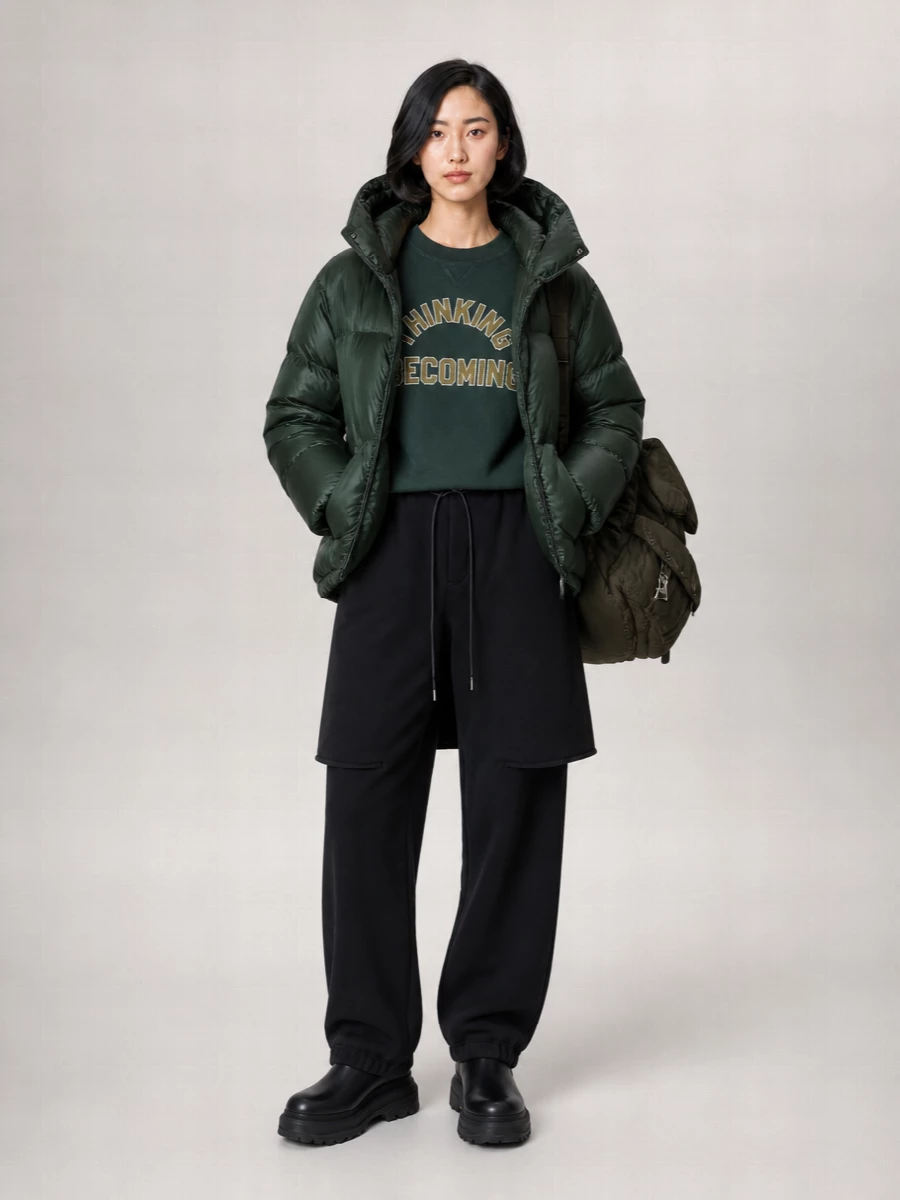 Sacai Quilted Short Coat