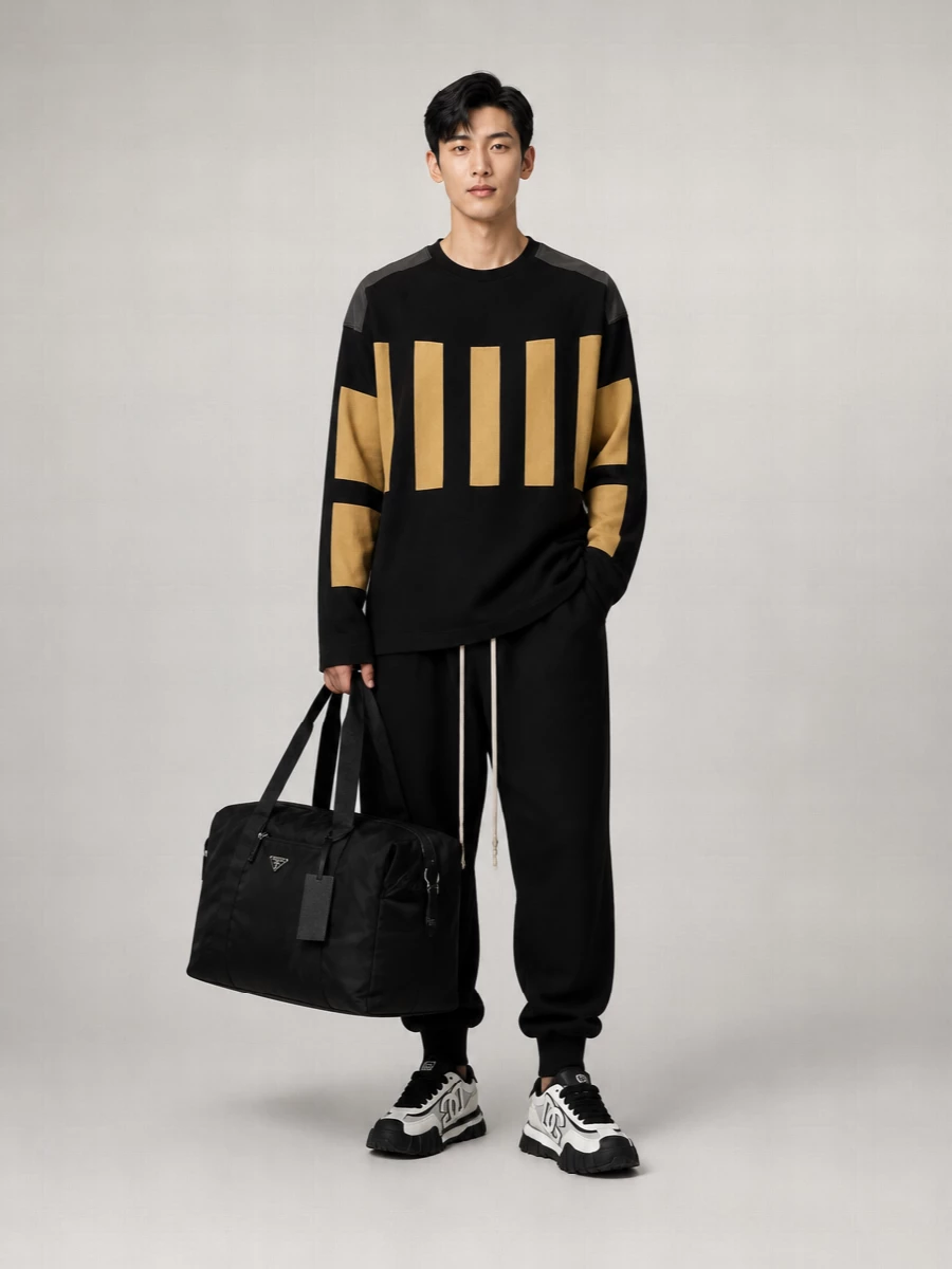 Prada Leather Travel Bag