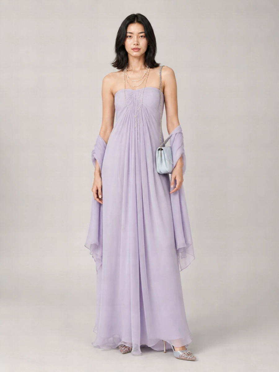 Alexander McQueen silk maxi dress