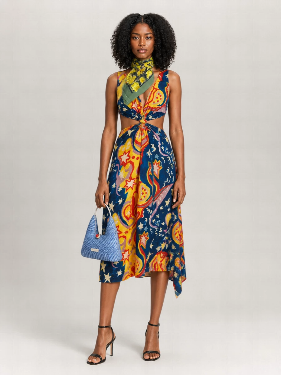 Marni Viscose Midi Dress