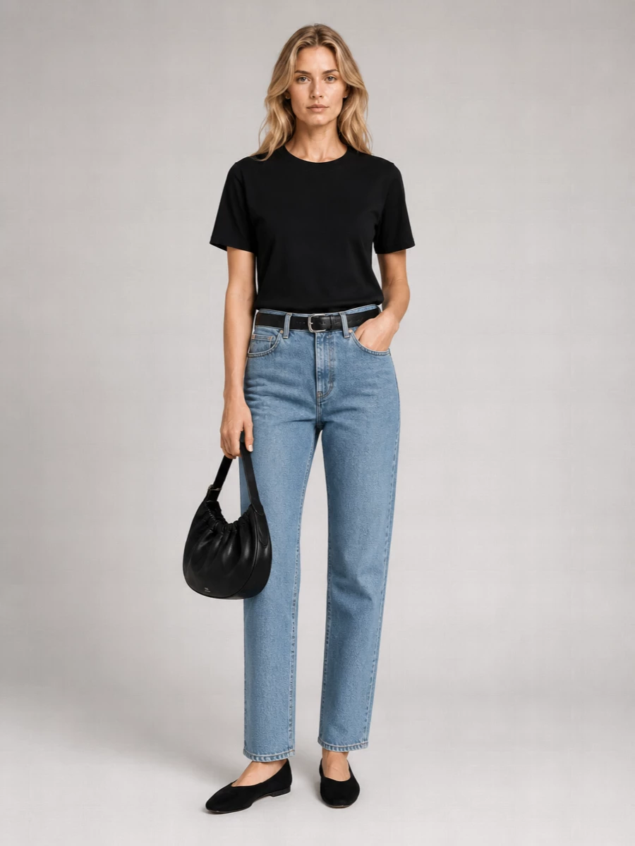 Loulou Studio Cotton Boxy T-Shirt