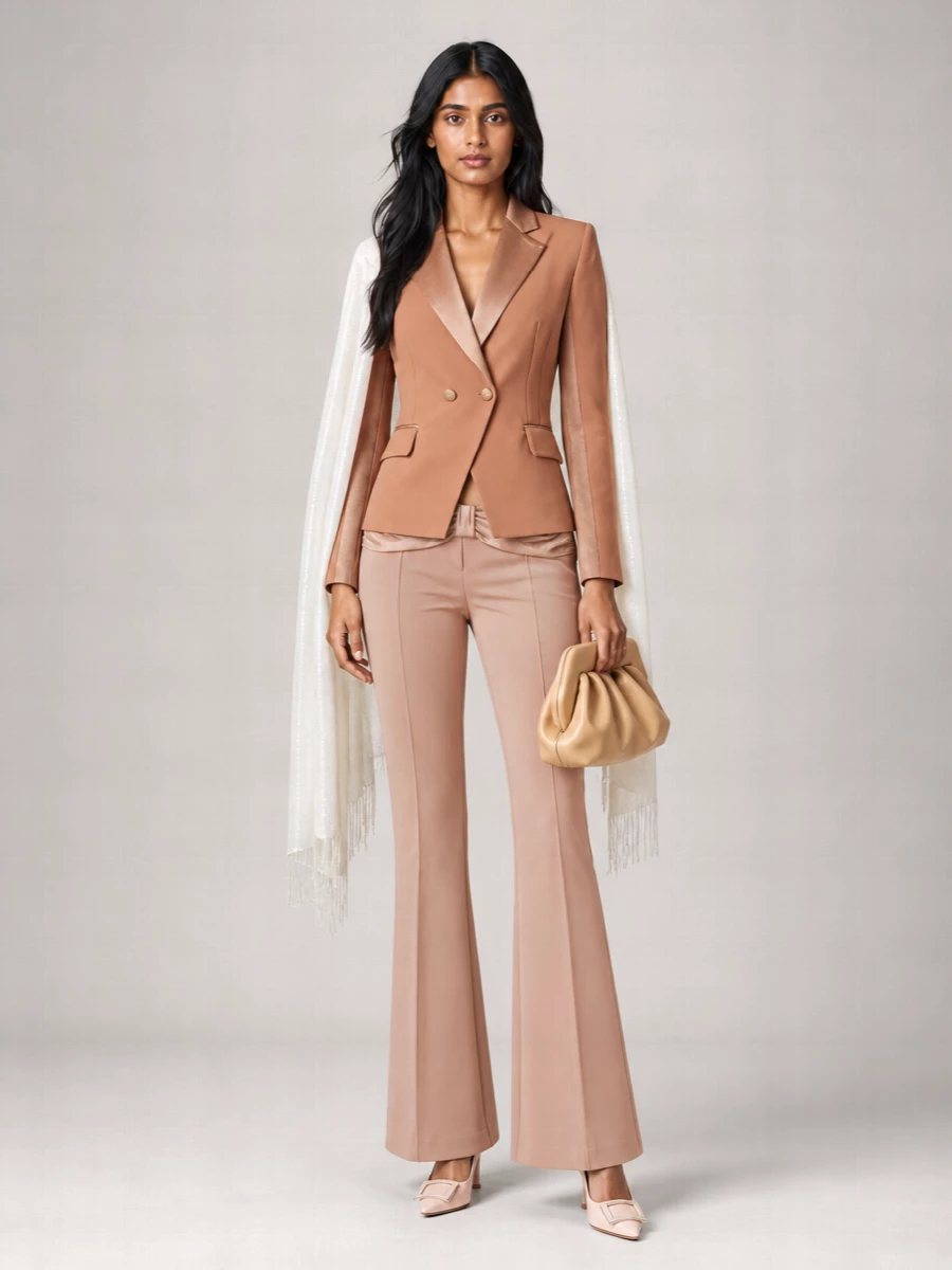 Elisabetta Franchi Crepe Blazer