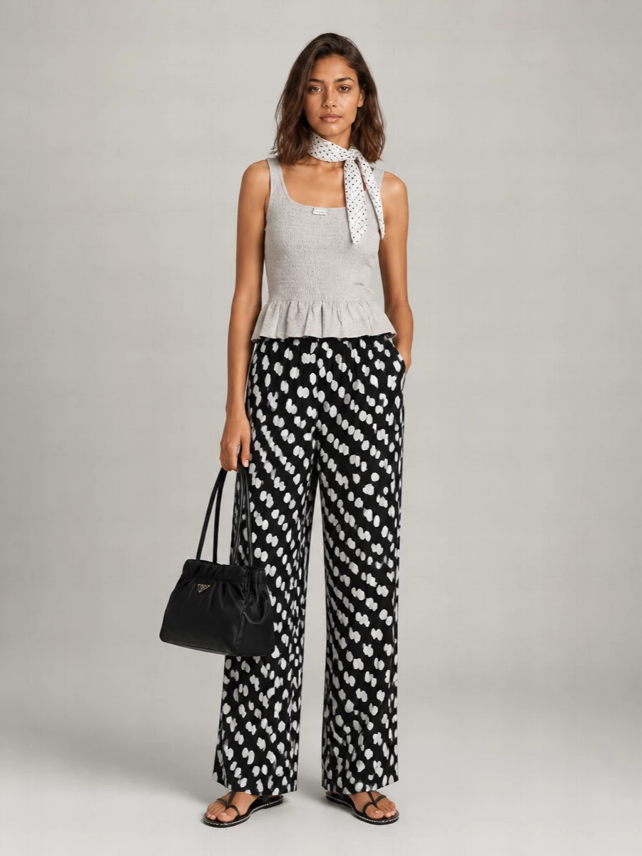 Dolce&Gabbana Polka Dot Scarf