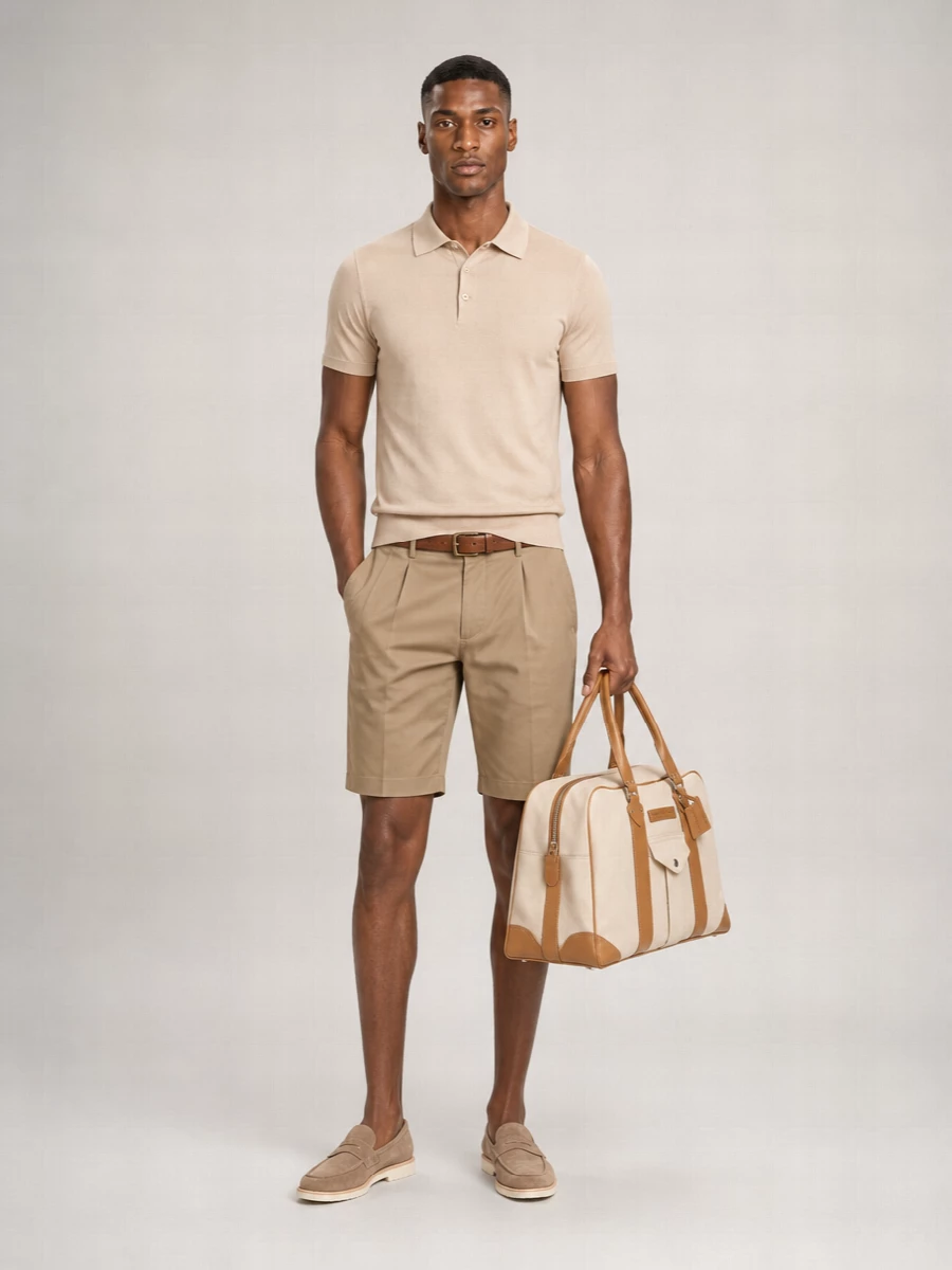 Brunello Cucinelli Italian-Fit Chino Shorts