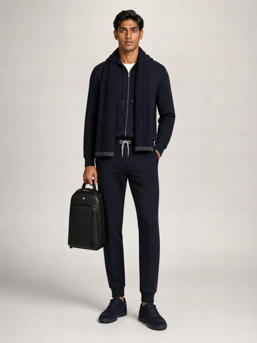 Brunello Cucinelli Cashmere Blend Hooded Sweatshirt Featuring Pockets