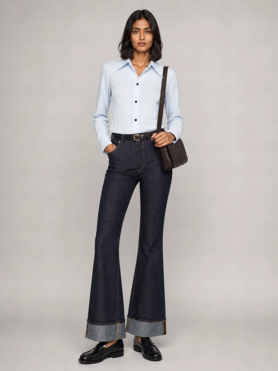 Bottega Veneta Denim Straight-Leg Jeans
