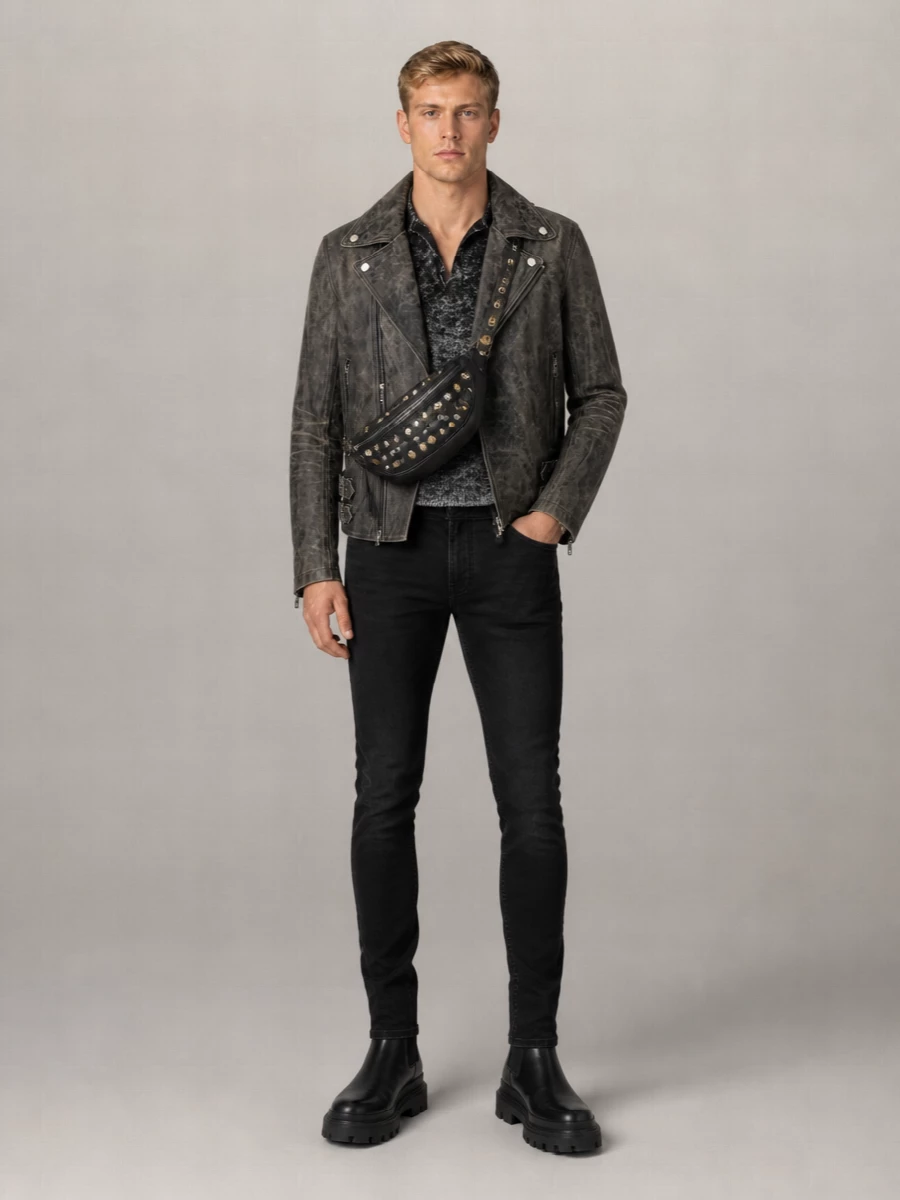 Diesel Leather Biker Jacket