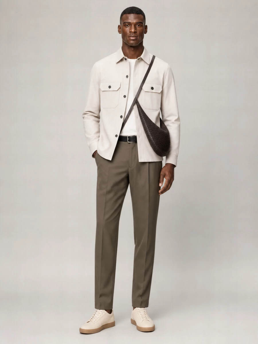 Zegna Cotton Blend Long-Sleeve Shirt