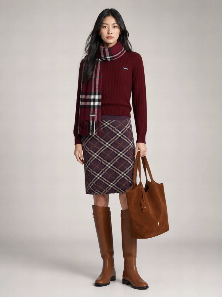 Rotate Cable-Knit Wool And Cashmere Sweatshirt