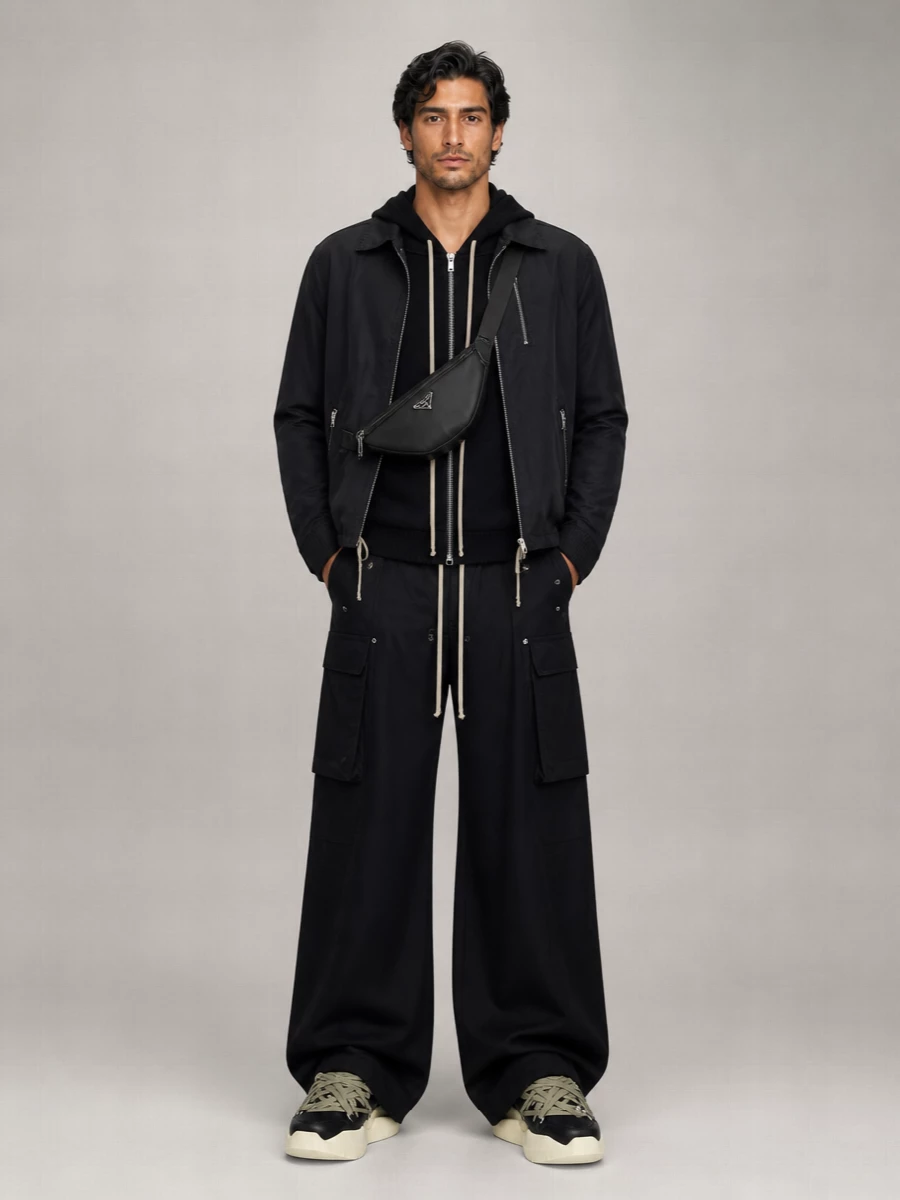 Rick Owens Nylon Lightweight Jacket
