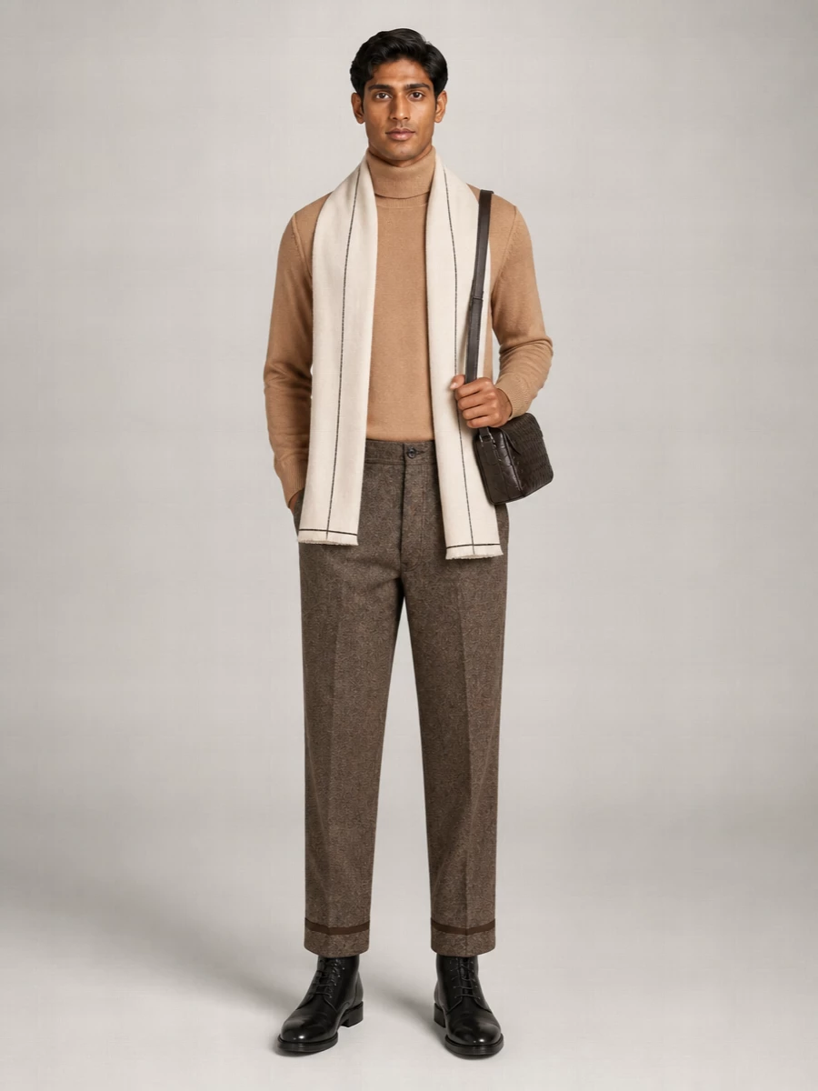 Maison Margiela Cashmere Ribbed Turtleneck Jumper