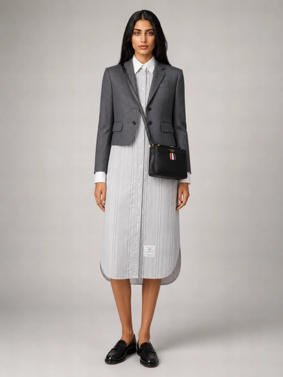 Thom Browne Leather Loafers
