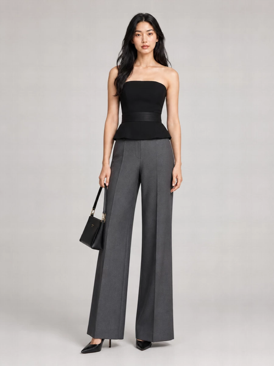 Jean Paul Gaultier Wide-Leg Tailored Trousers