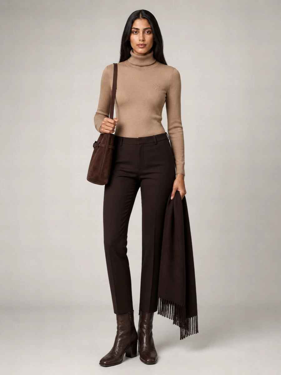 Manu Atelier Everyday Suede Shoulder Bag