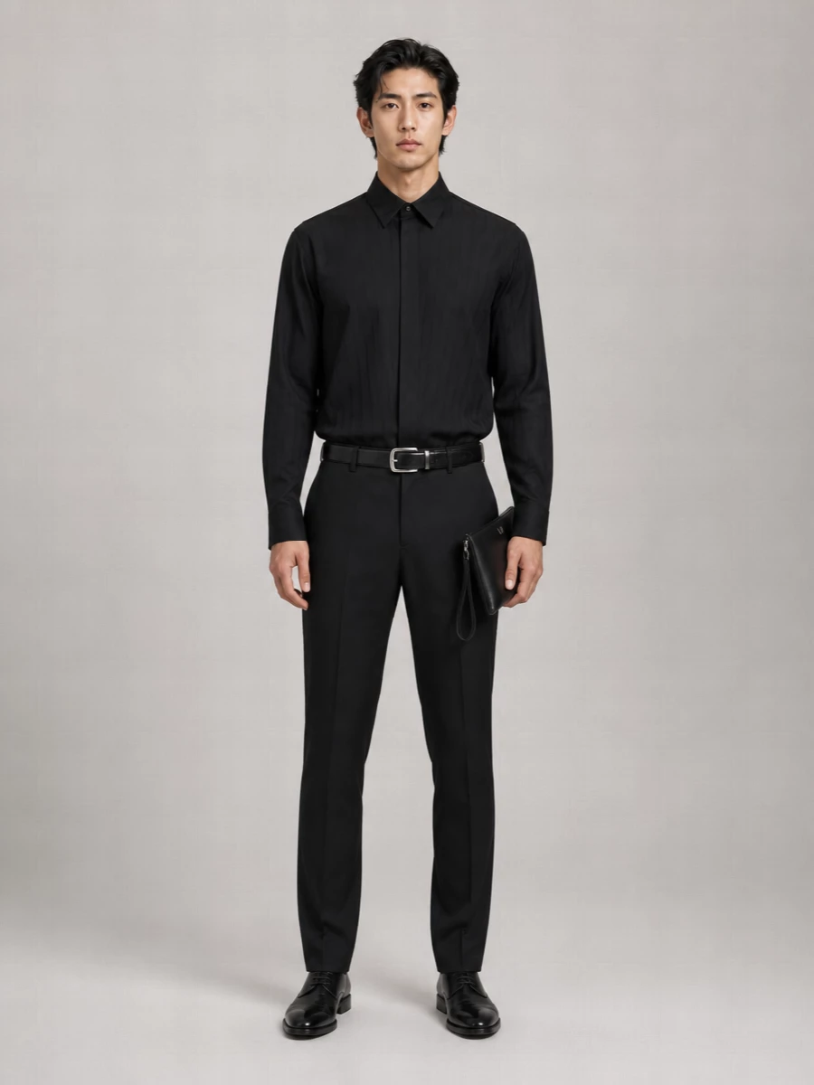 Valentino Wool Blend Tailored Trousers