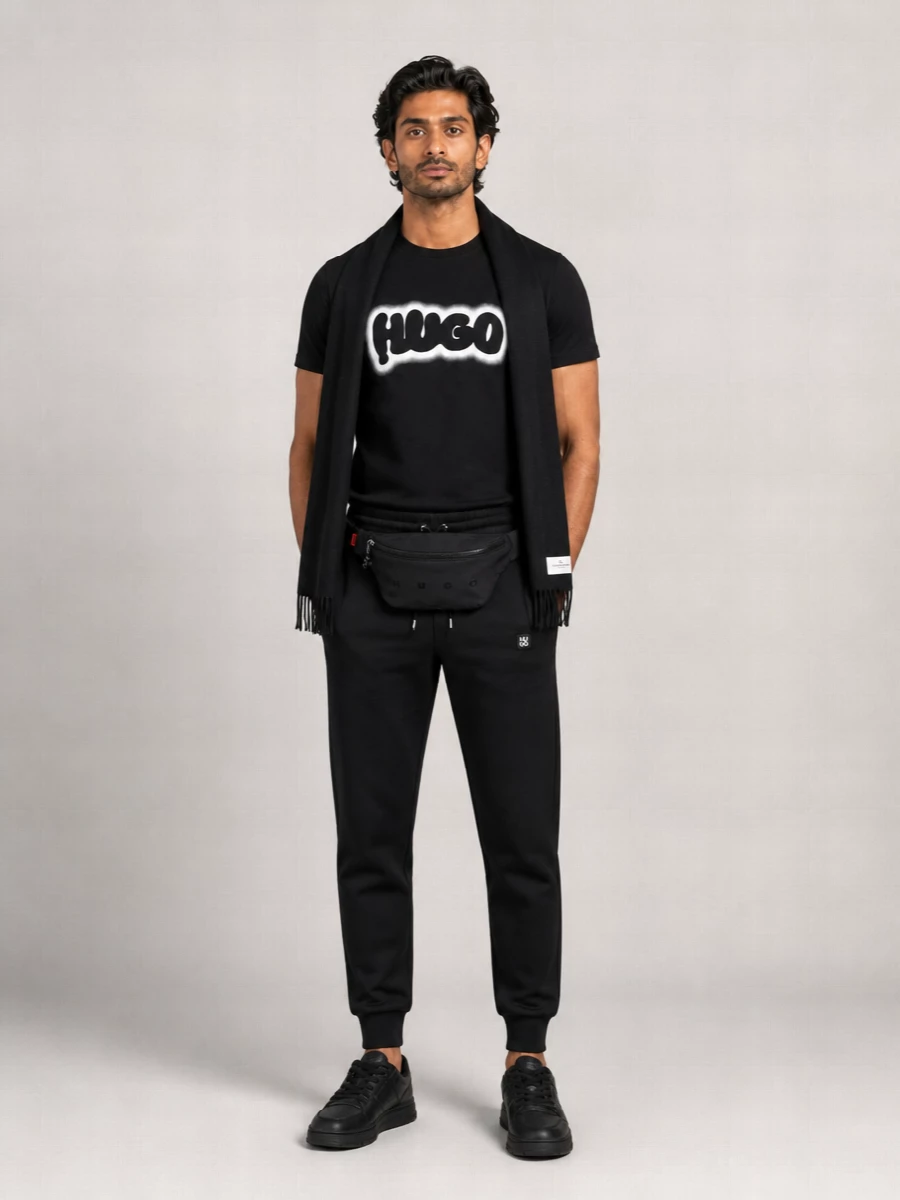 Boss Cotton Printed Short-Sleeve T-Shirt