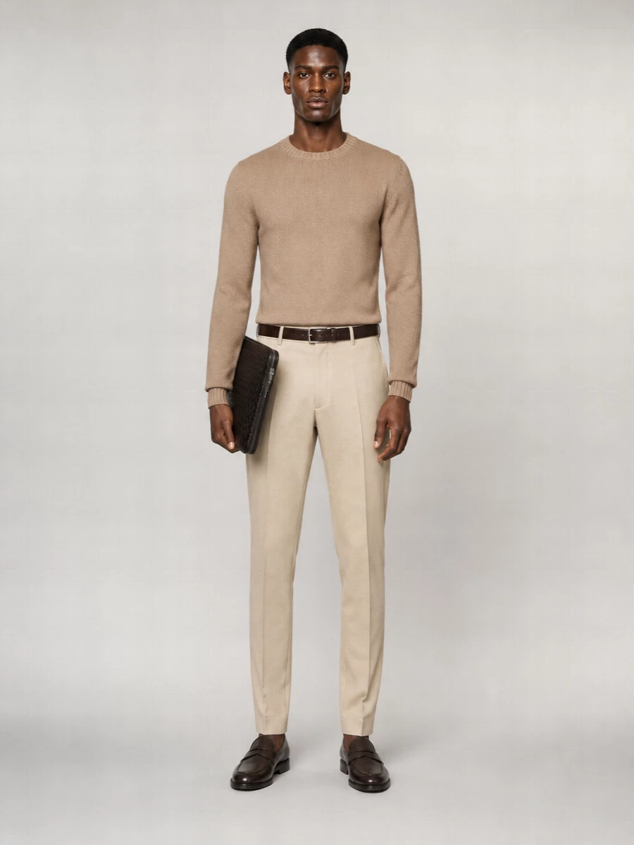 Pt Torino silk blend chinos