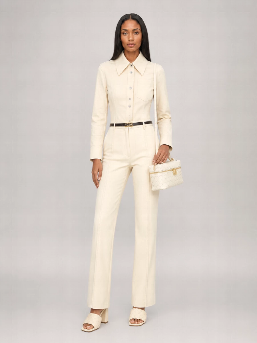 Bottega Veneta Linen Trousers