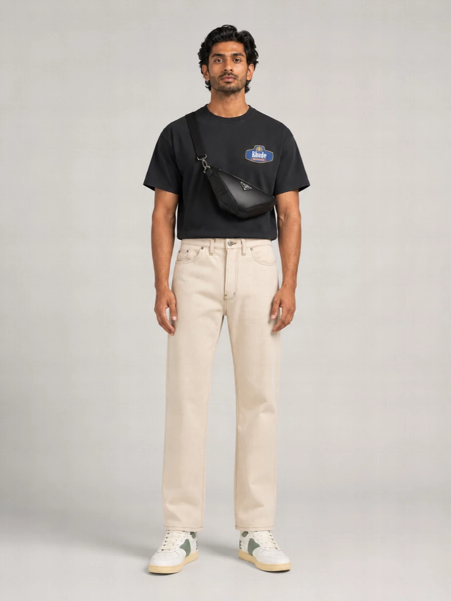 Rhude Cotton Printed Crewneck Short-Sleeve T-Shirt