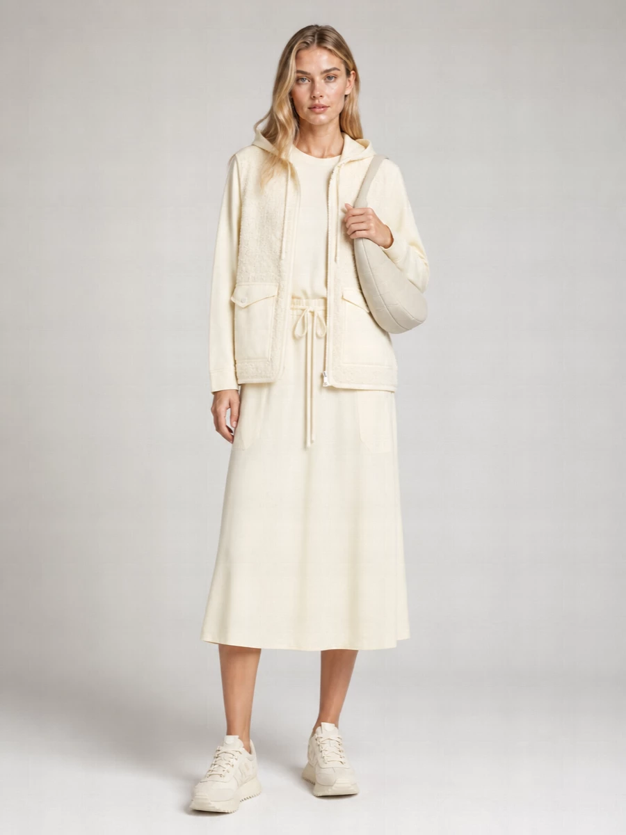Moncler Cotton Canvas Hooded Parka Coat