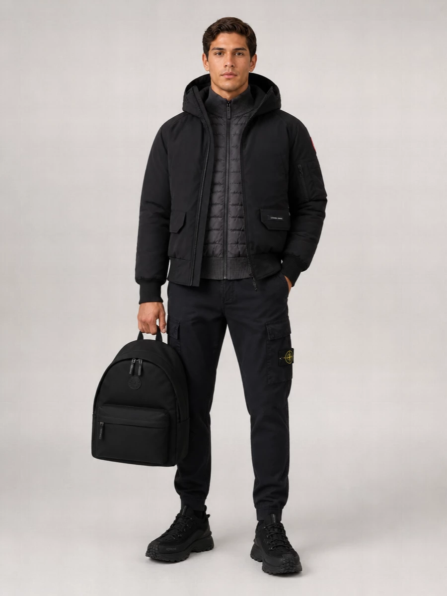 Canada Goose Padded Hooded Bomber Jacket