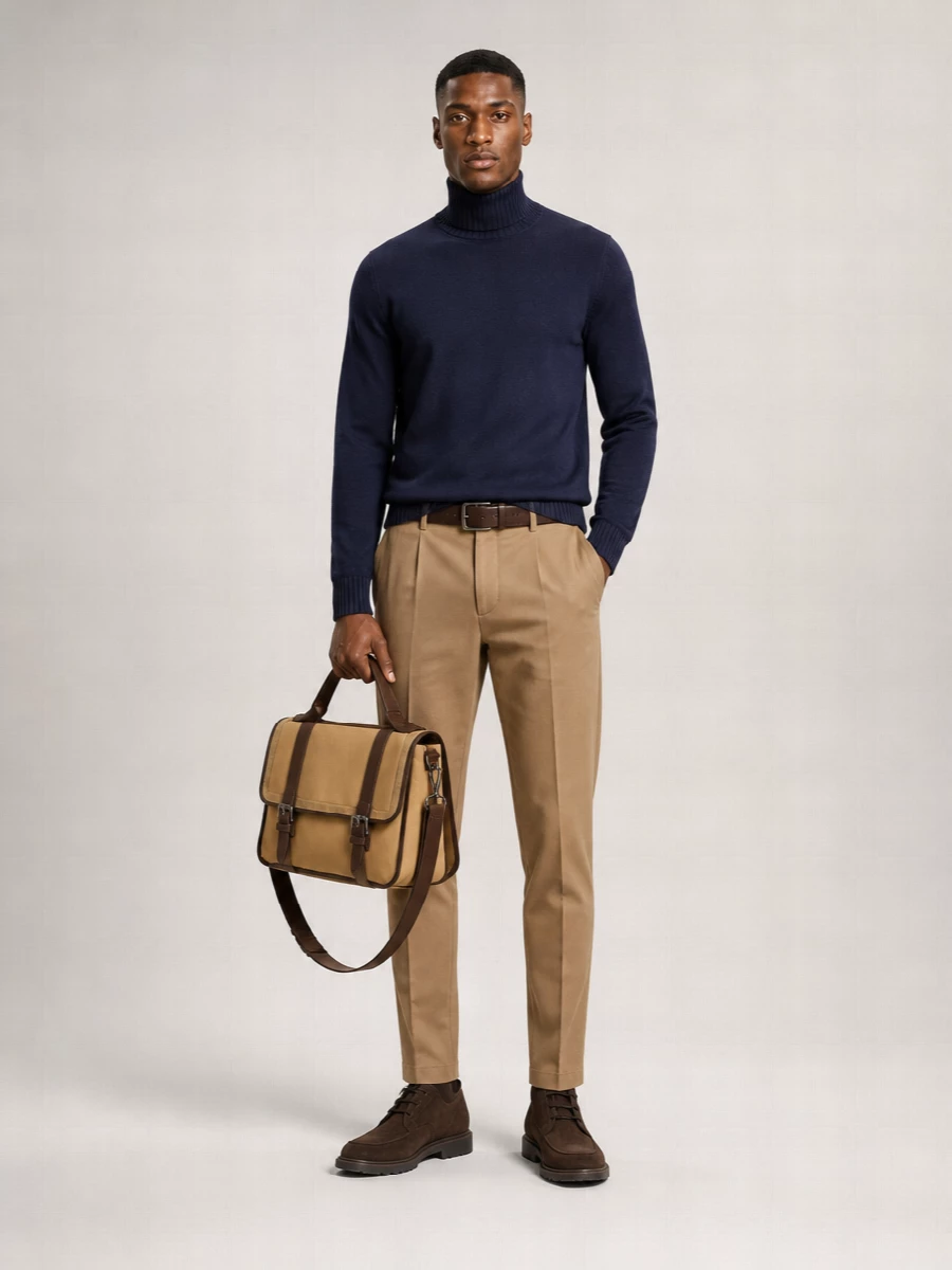 Dondup Wool Carrot Chinos