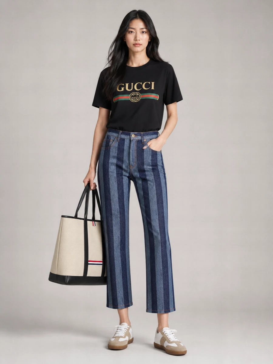 Thom Browne Canvas Shopping Bag