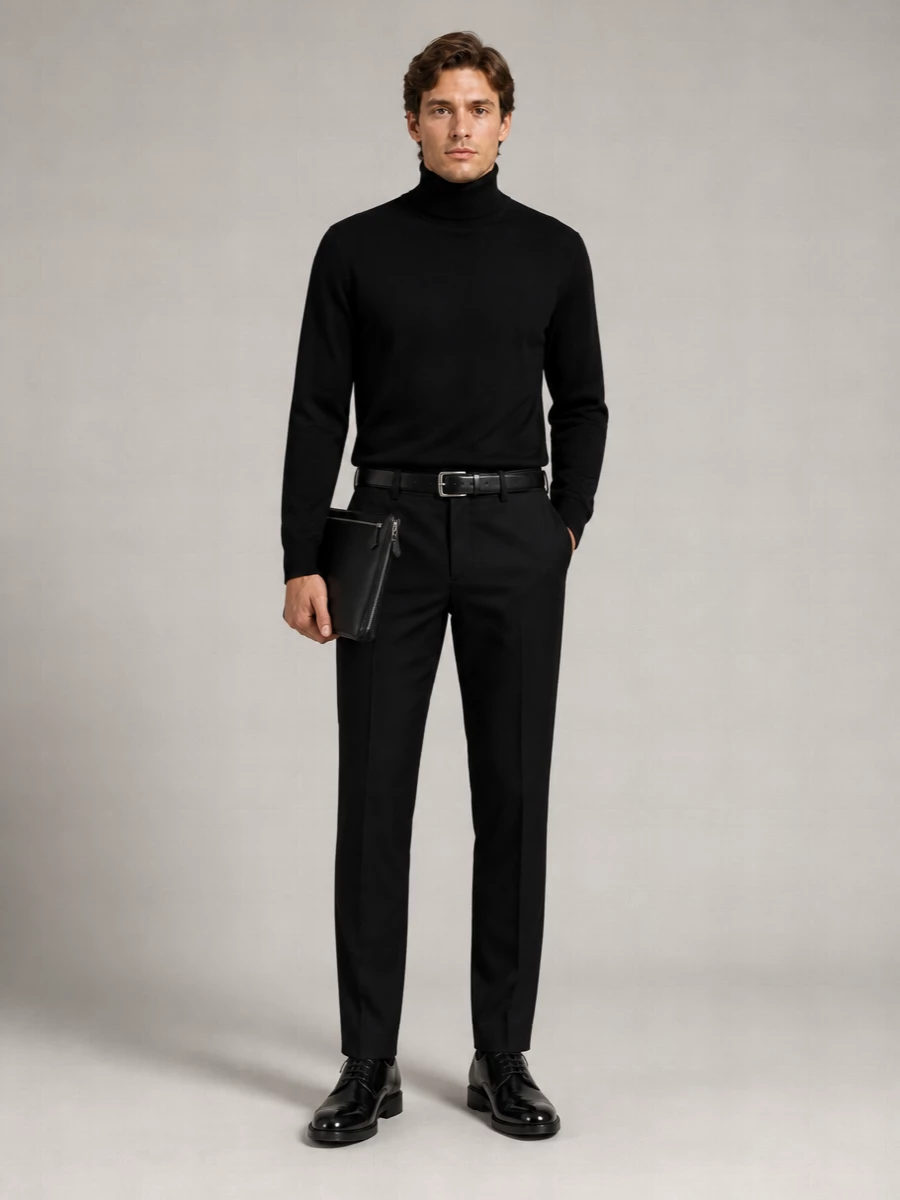 Dondup Wool-Blend Tailored Trousers