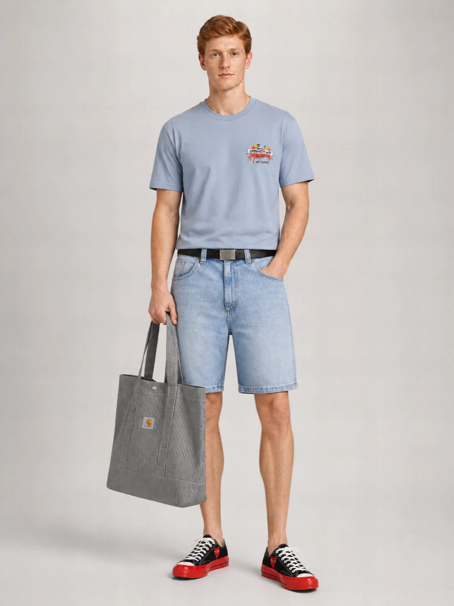Carhartt Wip Organic Cotton Ss Crab Paint T-Shirt