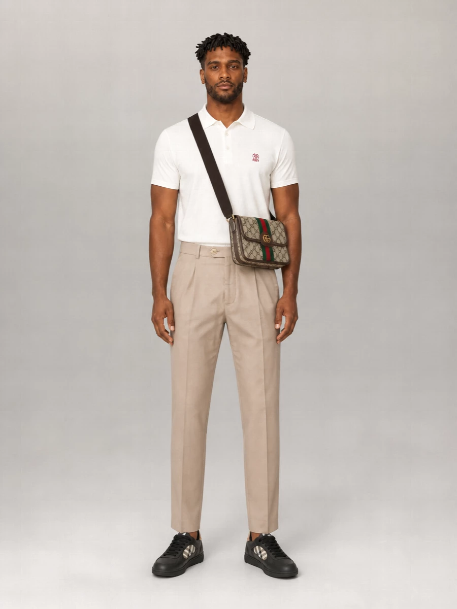 Gucci Canvas Mini Crossbody Bag