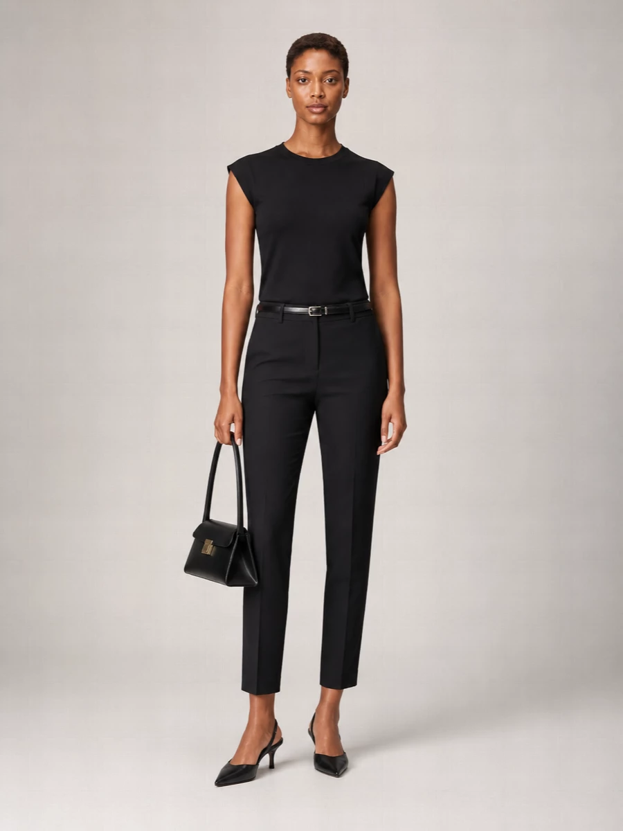 Ami Paris Sleeveless Fitted Top