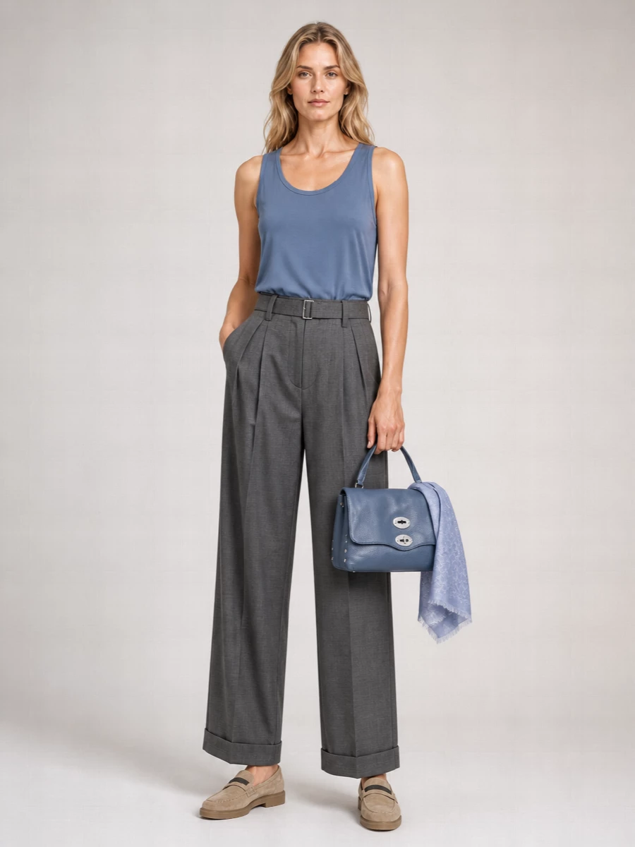 Brunello Cucinelli Silk Satin Top