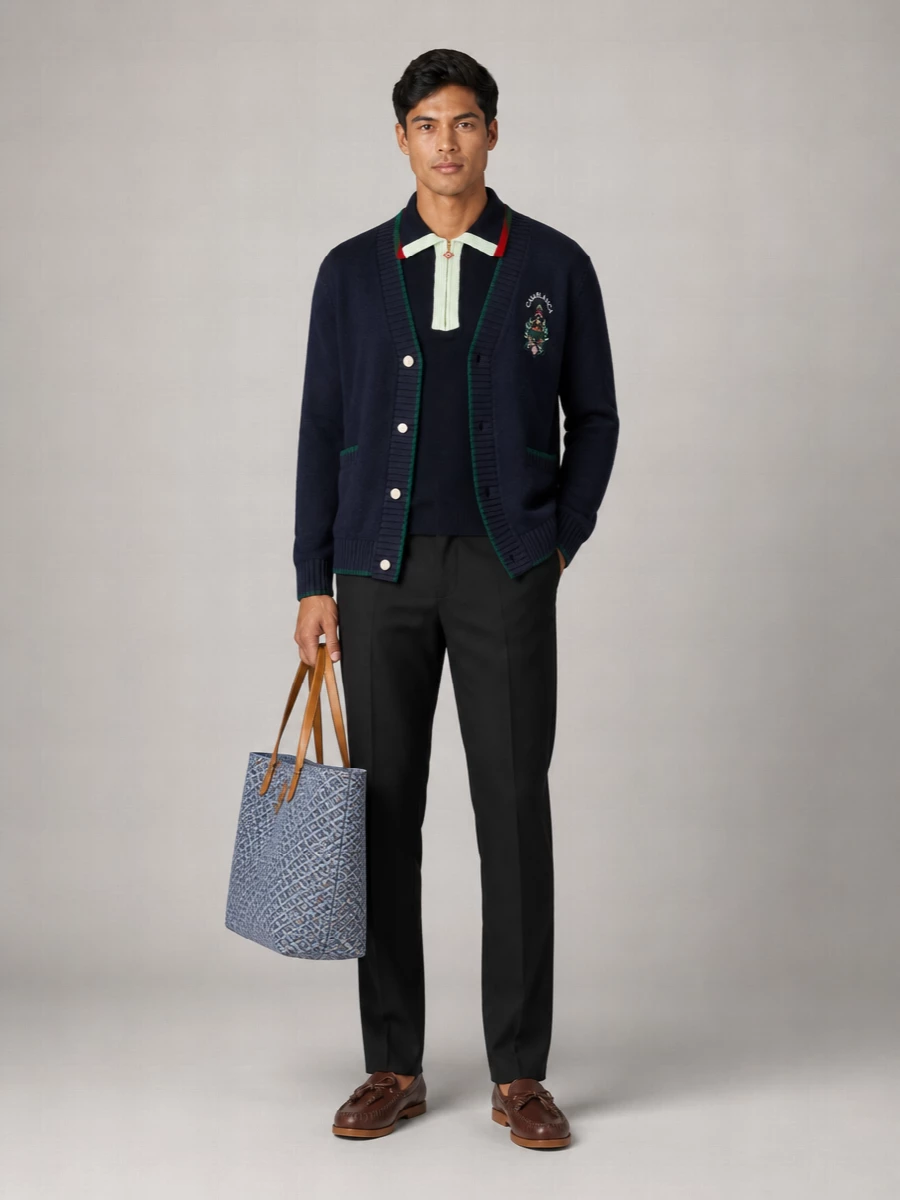 Casablanca Cashmere Wool Cardigan