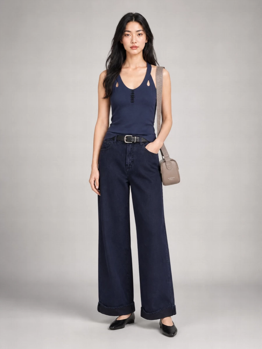 Emporio Armani Wide-Leg Trousers