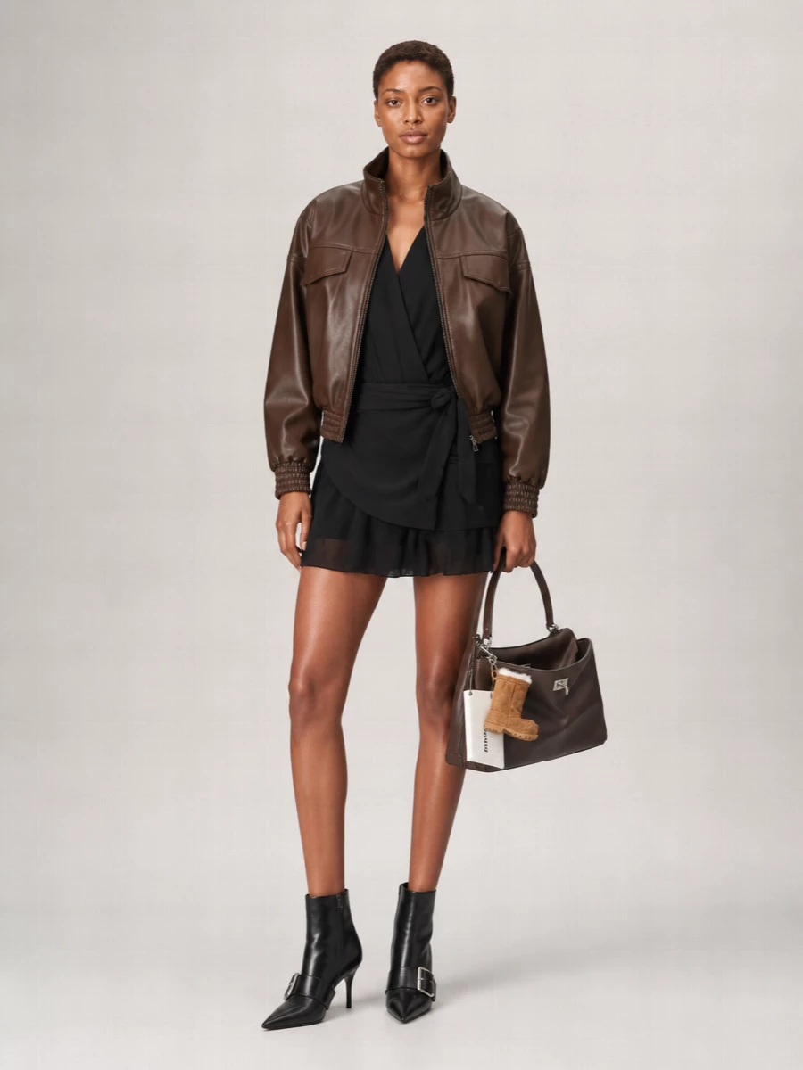 Balenciaga Rodeo Small Leather Shoulder Bag