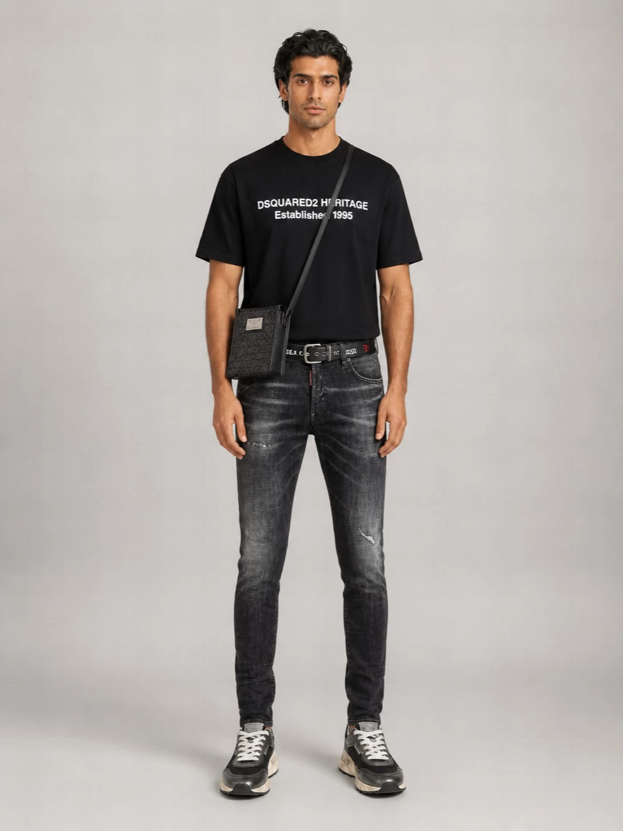 Dsquared2 Loose-Fit Logo-Print T-Shirt